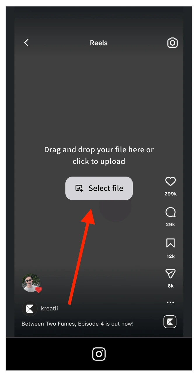 Social media safe zone checker tool showing drag and drop file upload interface for TikTok, Instagram Reels, and YouTube Shorts vertical video content with safe zone overlay preview